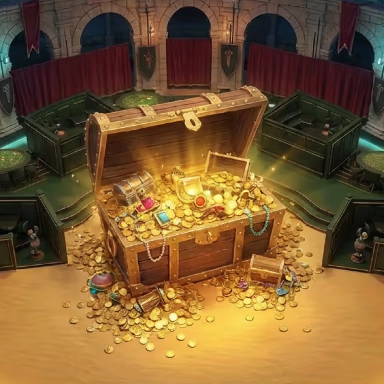 Rainbet Casino displaying poker chips stacked on a glowing green surface.